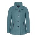 Milo płaszcz (stojący kołnierz) Nala jadeitowa zieleń damska