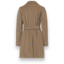 Milo płaszcz zimowy Bella (mieszanka wełny, z kapturem) czarny damski (Kopie)