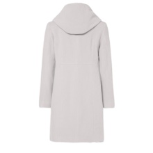 Milo płaszcz zimowy Bella (mieszanka wełny, z kapturem) szary kamień damski