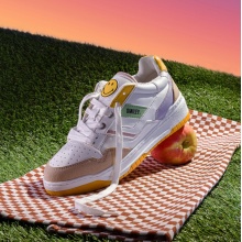 MoEa Sneaker Gen2 Smiley Pastel - biały/żółty