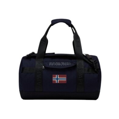 Torba podróżna Napapijri Bering Travel Small Duffle Bag (do podróży i codziennego użytku) 24,5 litra - ciemnoniebieska