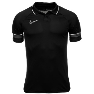 Nike Polo tenisowe Academy 21 Dry czarne dla chłopców