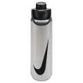 Nike Butelka do picia Recharge Chug Bottle stal nierdzewna szary stalowy/czarny 709ml