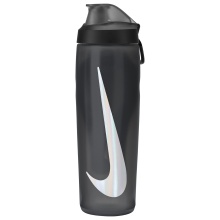 Nike Butelka do picia Refuel Bottle z blokadą, antracytowa, 709ml