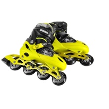 Nils Extreme Rolki Inline NA18137A Blaster (Kółka: 70mm/82A, Łożyska: ABEC 7) czarne/żółte dla dzieci