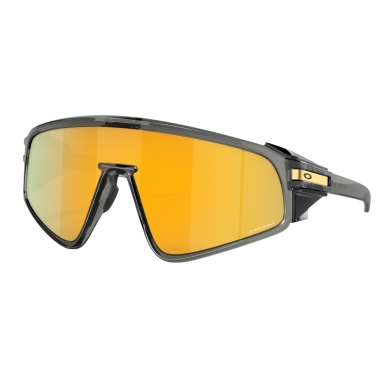 Okulary przeciwsłoneczne Oakley Latch panel (kolor soczewek: Prizm 24k) szare - 1 para okularów