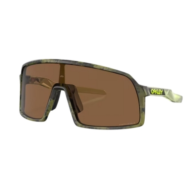 Okulary przeciwsłoneczne Oakley Sutro S (kolor soczewek: Prizm bronze) fern swirl zielony - 1 para okularów z twardym etui.
