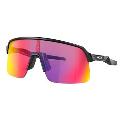 Okulary przeciwsłoneczne Oakley Sutro Lite (kolor soczewek: Prizm road) czarne matowe - 1 para okularów z twardym etui.