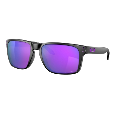 Okulary przeciwsłoneczne Oakley Holbrook XL (kolor soczewek: Prizm violet) czarny mat - 1 para okularów
