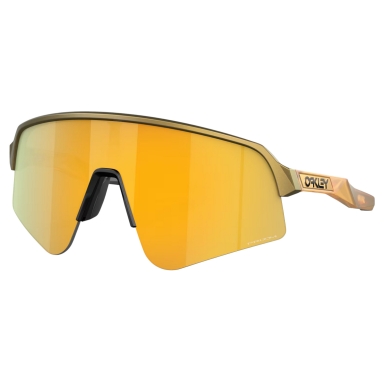 Okulary przeciwsłoneczne Oakley Sutro Lite Sweep (kolor soczewek: Prizm 24k) brass tax gold - 1 para okularów z twardym etui.
