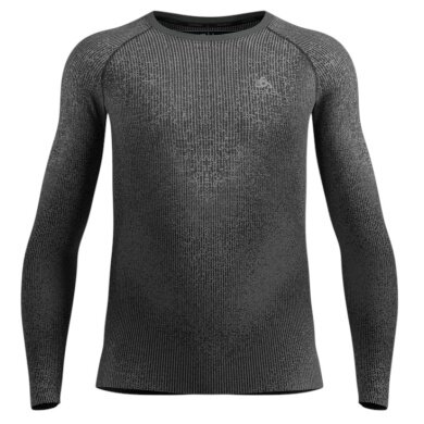 Odlo Longsleeve Performance Warm Blackcomb (ciepłe, bezszwowe, szybko schnące) bielizna czarna/szara męska