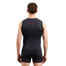 Odlo bielizna funkcjonalna singlet Merino Performance 140 Seamless (wełna merino, maksymalna swoboda ruchów) czarny mężczyźni