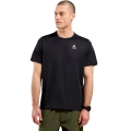Odlo Koszulka turystyczna/rekreacyjna z okrągłym dekoltem Cardada (100% poliester) czarna męska