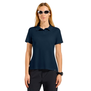 Odlo Polo Wander-/Freizeit Cubic Light (lekki, szybkoschnący) szafirowy dla kobiet