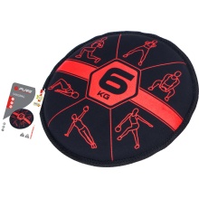 Pure2Improve Fitness Dzwon piaskowy czarny/czerwony 1 x 6kg