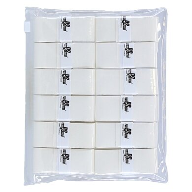 Polystar Overgrip Comfort Grip 0,5 mm biały - 12 sztuk