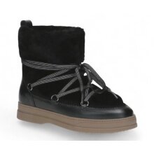 Peter Kaiser buty zimowe 76230 (skóra gładka/wełna) czarne damskie