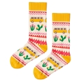 Polar Star Skarpetki Damskie Crew Reise (Bawełna, ciepłe) żółte/kolorowe - 1 para