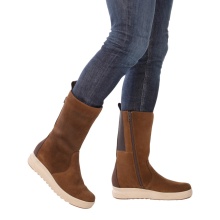 Pomar zimowe buty UTU GTX (skóra zamszowa, wodoodporne, ekstremalnie ciepłe, ocieplane) brązowe damskie