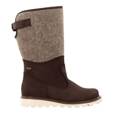 Pomar Zimowe Botki Pokka GTX (Skóra Terracare, wodoodporne, ekstremalnie ciepłe) ciemnobrązowe Damskie