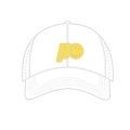 Książę x Smiley Cap Classic z logo (bawełna) biały - 1 sztuka
