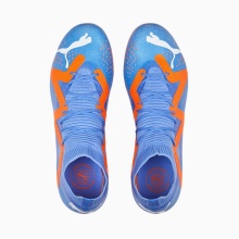 Puma Buty piłkarskie Future Match MG (na twarde nawierzchnie/sztuczne powierzchnie) niebiesko/pomarańczowe męskie