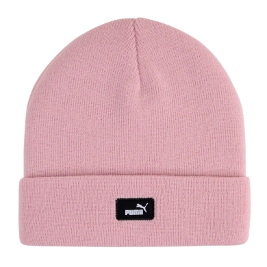 Czapka zimowa Puma (beanie) ESS Mid Crown różowa damska - 1 sztuka