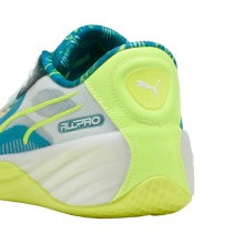 Buty halowe Puma All-Pro Nitro Hoops Dreamz (koszykówka) niebiesko-limonkowe męskie