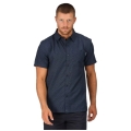 Koszula krótki rękaw Mindano VII (szybkoschnąca, oddychająca) granatowa męska
