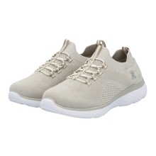 Sneaker Rieker (tekstylne) M5074 beżowe damskie