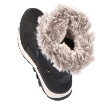 Rieker Zimowe botki Evolution W0070-00 Zamsz (botki z bocznym zamkiem błyskawicznym i podszewką) czarne Damskie