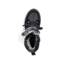 Rieker Zimowe botki X8222-00 (botki i podszewka) czarne damskie