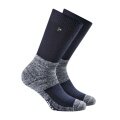 Skarpety trekkingowe Rohner Fibre Tech granatowo-szare - 1 para