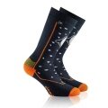 Rohner Zimowe skarpetki narciarskie Pinguin (materiał mieszany wełniany, wysoki komfort noszenia) granatowe dzieci - 1 para