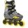 Rolki inline Rollerblade Apex (kółka: 76mm(235), 72mm(210), 68mm(185), łożyska: SG7) szare/żółte dziecięce