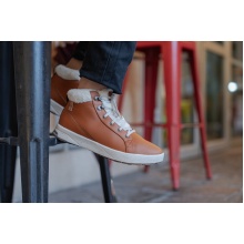 Saola Buty zimowe Bergen Warm (Skóra, Fleece) brązowe Damskie