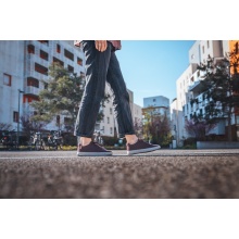 Saola Sneaker Cannon Knit 2.0 Wełna (Merino) bordowy Damskie