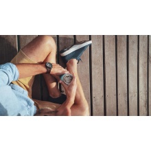 Saola Sneaker Cannon Knit 2.0 ciemnoniebieski męski