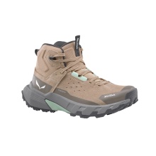Salewa buty trekkingowe Pedroc 2 Leather MID PTX (zamsz, Speed-Hiking, wodoodporne) jasnobrązowe/szare damskie