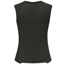 Salewa Tank-Top Puez Merino Hybrid (wełna merino, idealna termoregulacja) oliwkowa damska