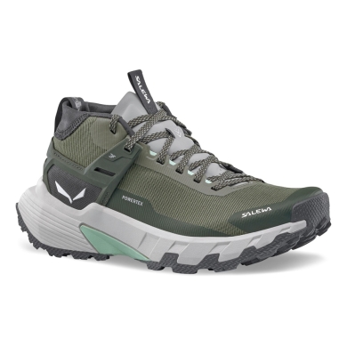 Salewa buty trekkingowe Pedroc 2 MID PTX (Speed-Hiking, wodoodporne) ciemnozielone/szare damskie