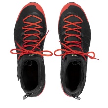 Salewa Buty trekkingowe Ortles Light MID Powertex (wędrówki zimowe/trekking, wodoodporne) czarny/czerwony męskie