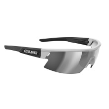 Okulary przeciwsłoneczne Salice Radbrille 025RW (szyba: hydrofobowa RW czarna) białe/czarne - 1 para okularów