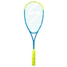 Salming Rakieta do squasha Fusione PowerLite 149g/z głowicą w górę niebiesko/żółta - naciągnięta -