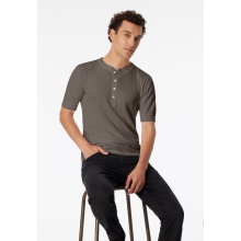 Schiesser T-shirt rekreacyjny Revival Karl-Heinz krótki rękaw claybraun męski