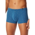Schiesser bielizna bokserki Long Life Soft Shorts modal wzorzysty niebieski - 1 sztuka