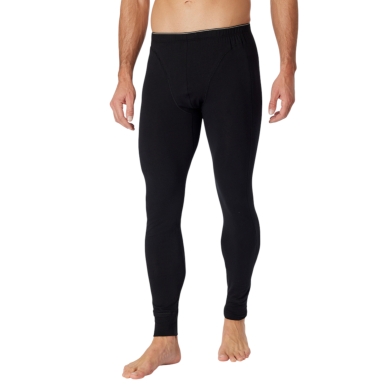 Schiesser bielizna spodenki termiczne Bawełna organiczna Elastyczne 95/5 - czarne Mężczyźni