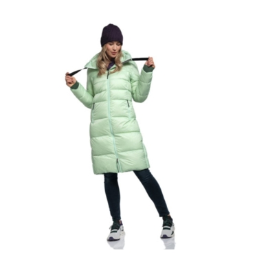 Kurtka zimowa Schöffel Kenosha (puchowa, wiatroszczelna, wodoodporna) zielona damska