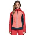 Kurtka funkcyjna Schöffel Wamberg (wodoodporna/wiatroszczelna) czerwona/pomarańczowa damska