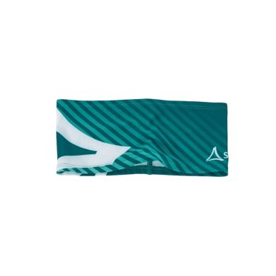 Opaska na czoło Schöffel Masua (lekka, ciepła, elastyczna) zielono/biała - 1 sztuka